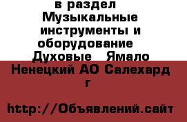  в раздел : Музыкальные инструменты и оборудование » Духовые . Ямало-Ненецкий АО,Салехард г.